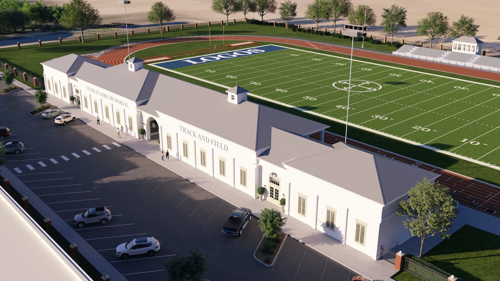 Charlie Kirk Memorial Track and Field building